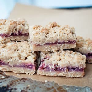 Cherry Crumble Bars