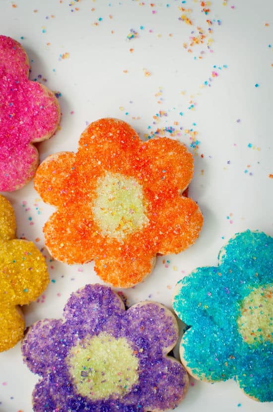 Sunflower Sugar Cookies