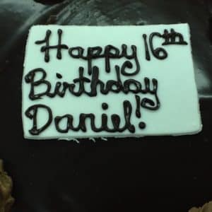 Fondant Plaque