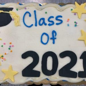Graduation Cupcake Cake: Class of 2021