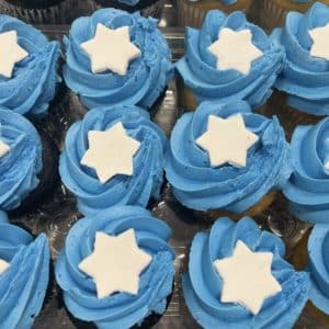 Star of David Cupcakes