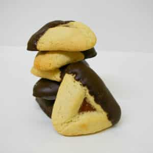 Chocolate Dipped Apricot Hamantaschen