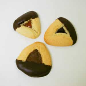 Trio of Dipped Hamantaschen