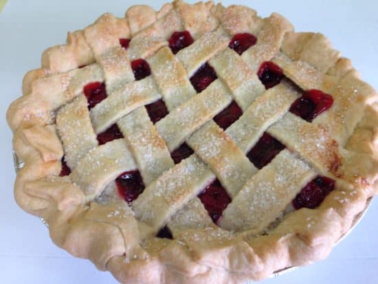 Cherry Lattice Pie