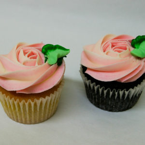 Raspberry Bouquet Cupcakes