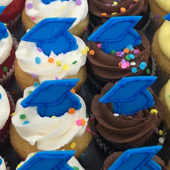 Graduation Mini Cupcakes