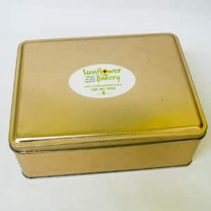 Holiday Gold Cookie Tin
