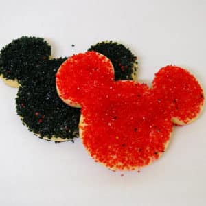Micky Mouse Head Sanding Sugar Cookies