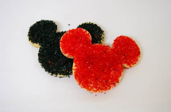 Micky Mouse Head Sanding Sugar Cookies