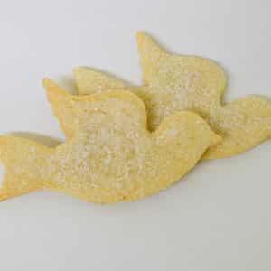 Dove Sanding Sugar Cookies