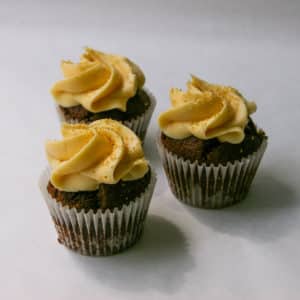Caramel Fudge Cupcakes