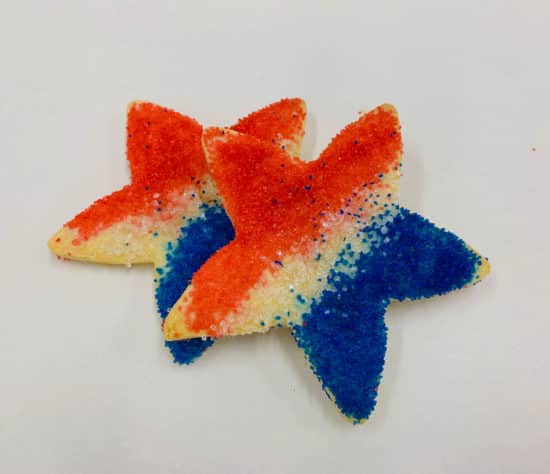 Patriotic Sugar Star Cookies