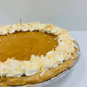 Coconut Chess Pie, partial