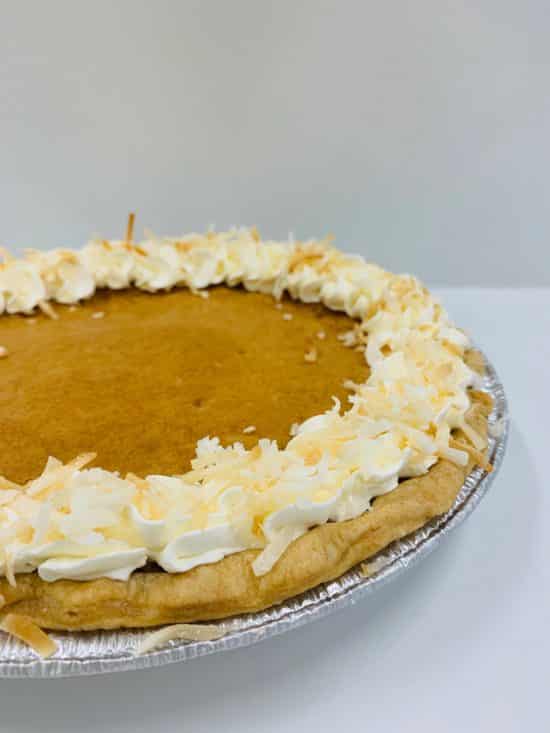 Coconut Chess Pie, partial