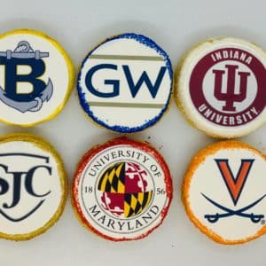 Logo Cookies, 6 different designs and accents