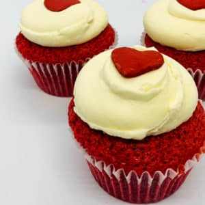 Valentine's Red Velvet Cupcakes