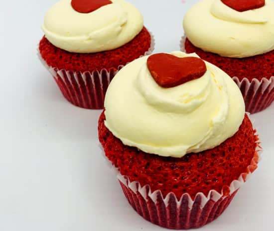 Valentine's Red Velvet Cupcakes