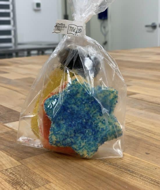 Rosh Hashanah Favor Bag with 3 cookies