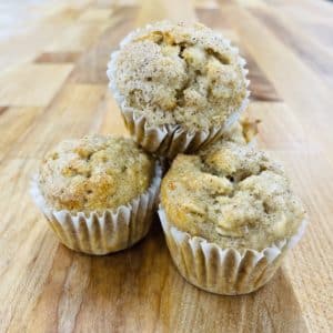 Mini Apple Oat Muffins