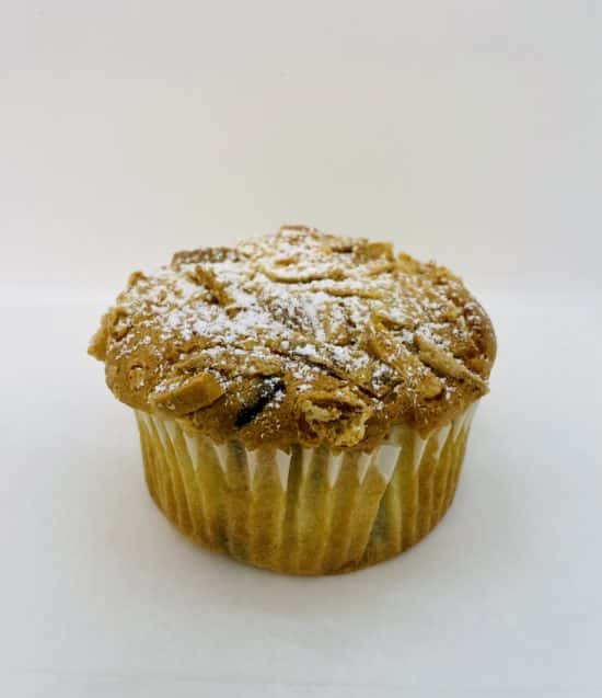 A single Almond Combo Muffin.