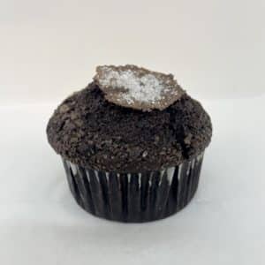 A single Double Chocolate Muffin