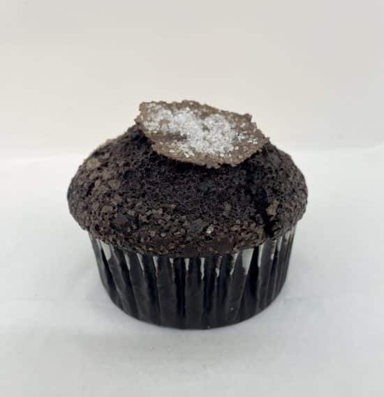 A single Double Chocolate Muffin