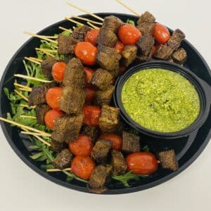 Brisket & Tomato Skewers Platter (GF, N)