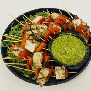 Grilled Chicken Skewers Platter (NF, GF)