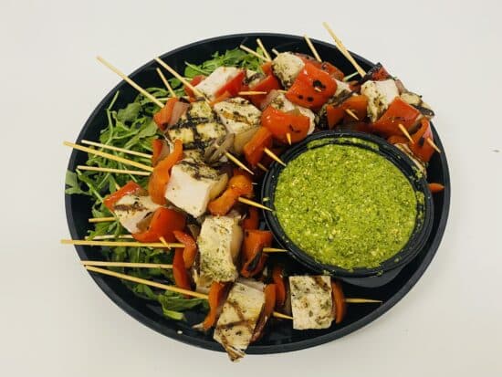 Grilled Chicken Skewers Platter (NF, GF)