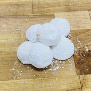 Powder Puff Lemon Cookies (GF, NF, V)