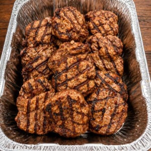 Grilled Hamburger Patties (NF)