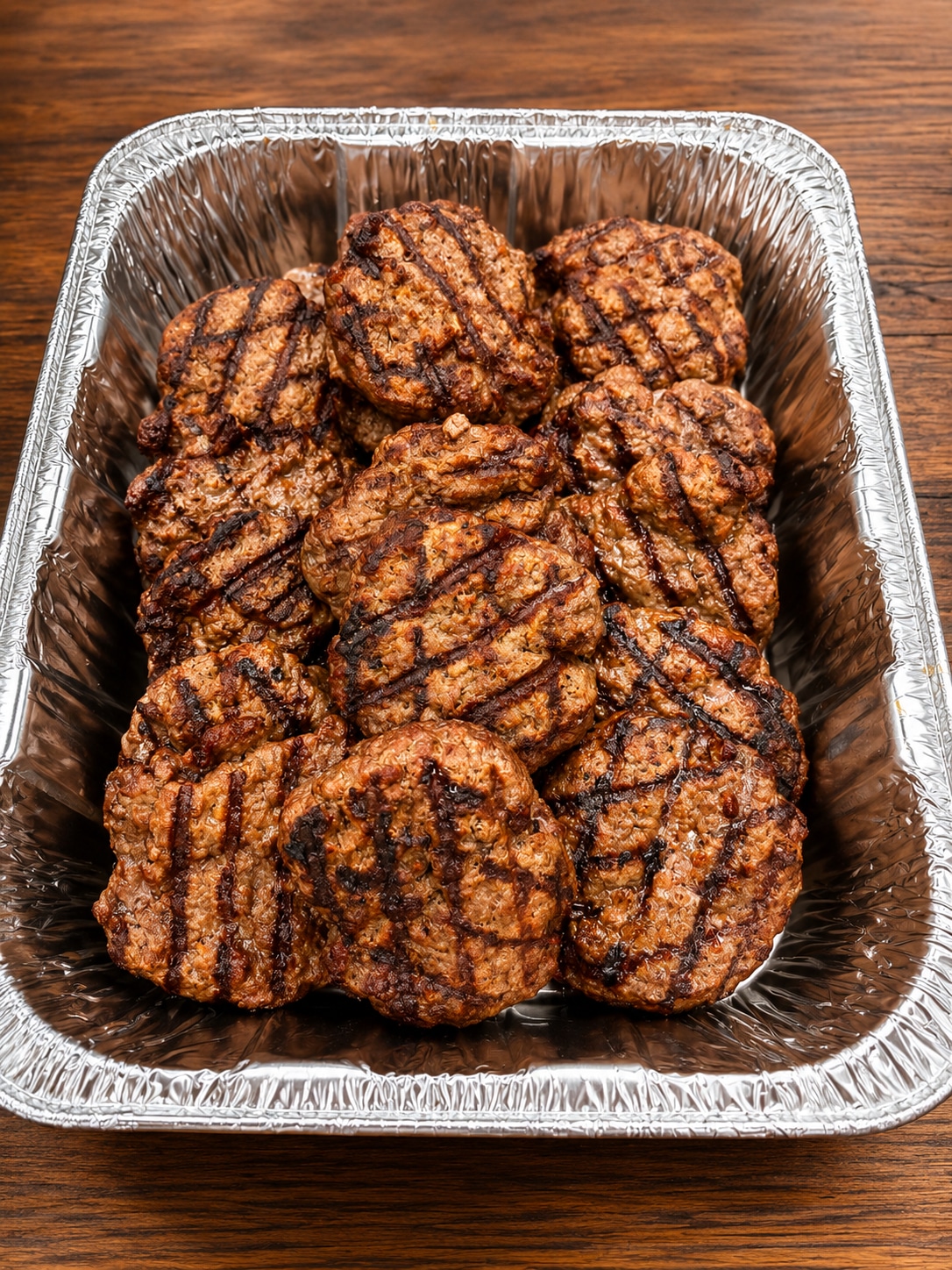 Grilled Hamburger Patties (NF)