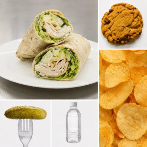 Turkey & "Cheese" Wrap Box Lunch (NF)